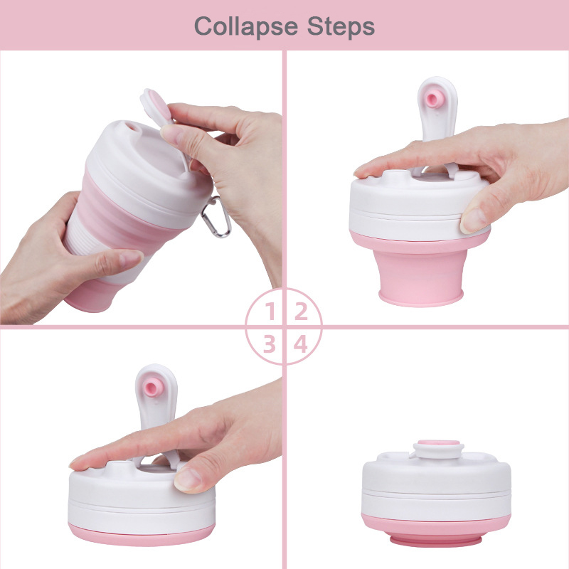 Collapsible Travel Cup with Lid