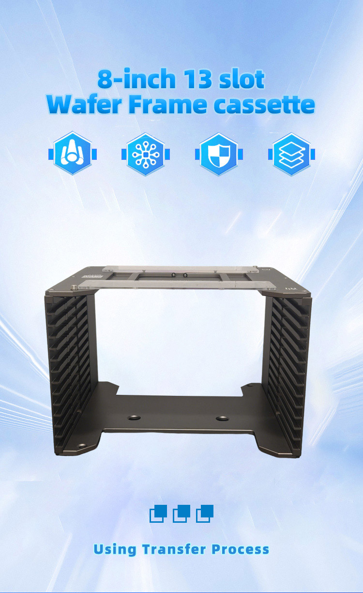 8 inch 13 Slot A78 Wafer Frame Cassette (13mm Slot Pitch)