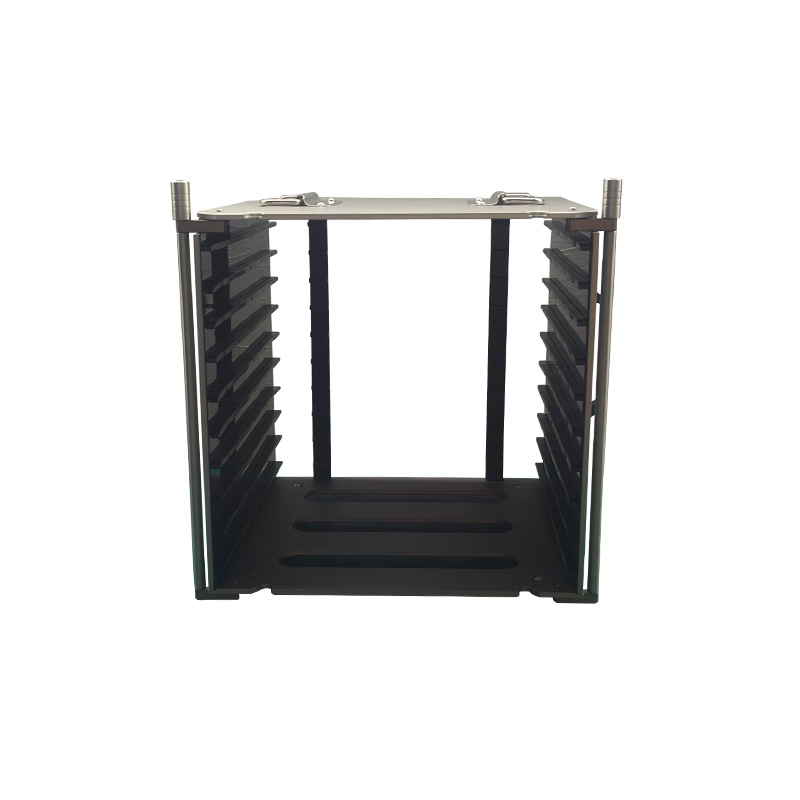 10 Slot D85-R0 Glass Substrate Carrier (30mm Slot Pitch)