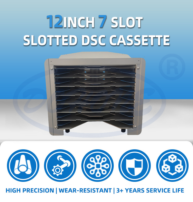 12 inch 7 slot G12-R7 Slotted DSC Cassette (18mm Slot Pitch)