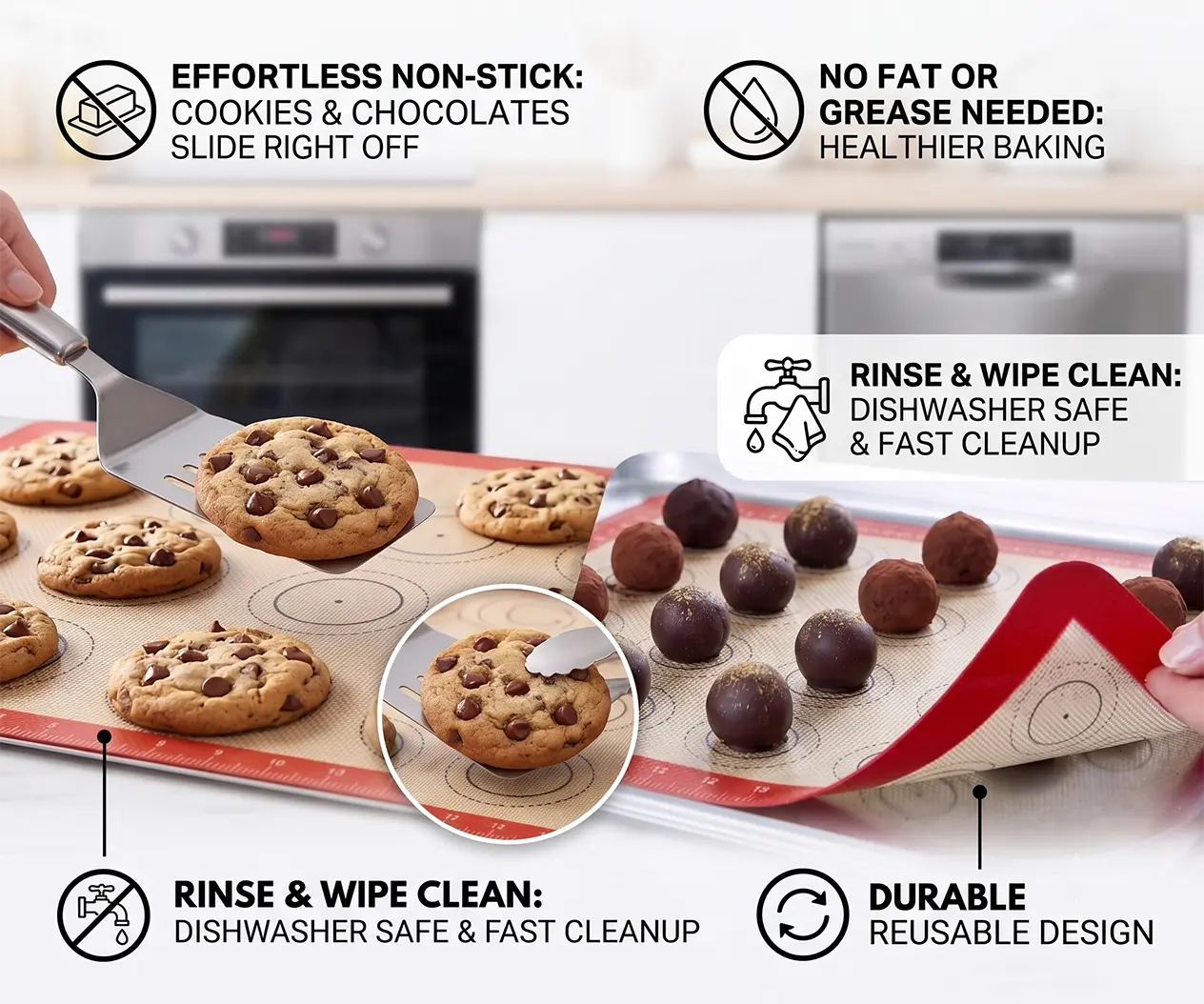 Premium Precision Silicone Baking Mats
