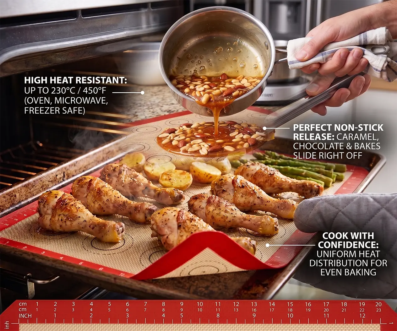 Premium Precision Silicone Baking Mats