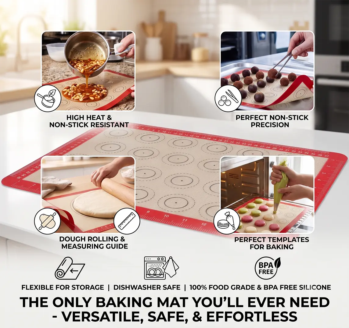 Premium Precision Silicone Baking Mats