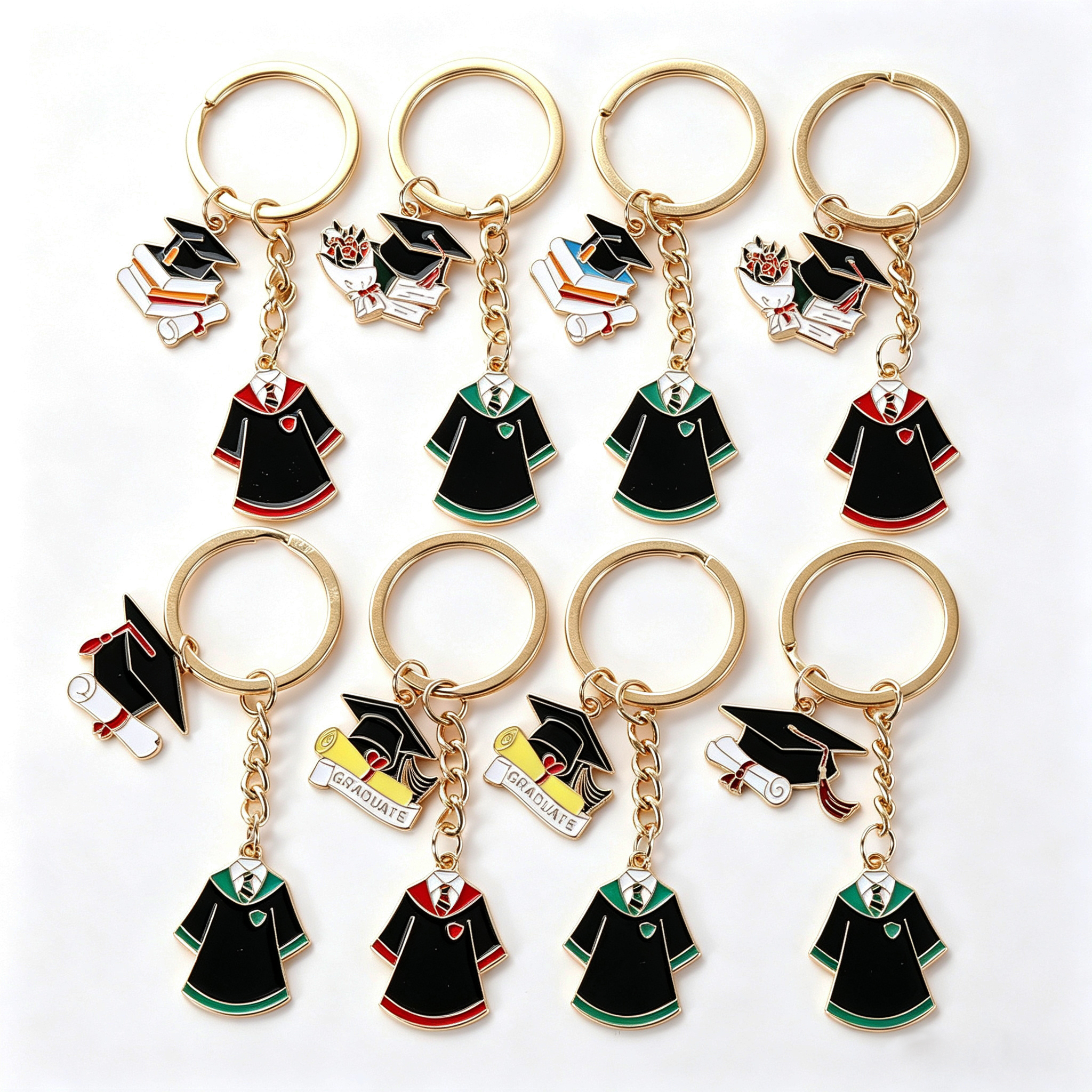 Commemorative Metal Graduation Keychain