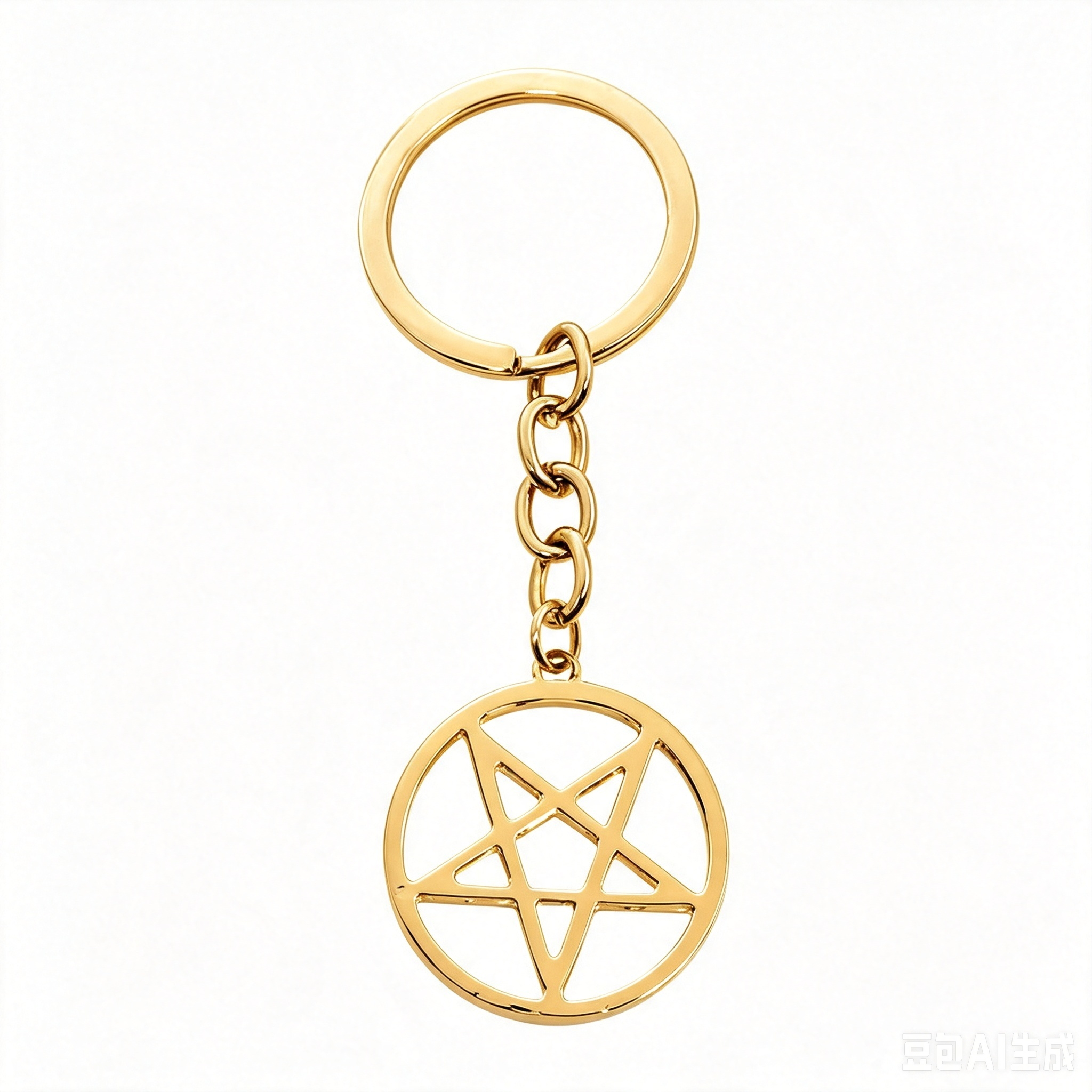 Custom Logo Hollow Out Cutting Shape Metal Key Chain