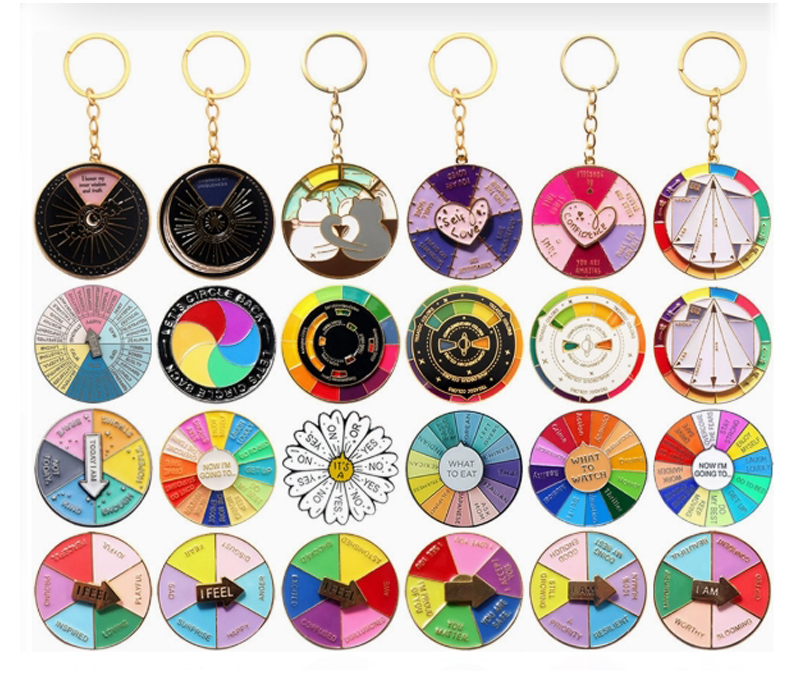 Decision Spinner Keychain