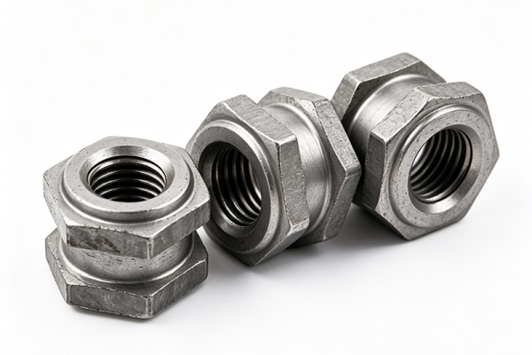 Three Hole Round Plate Nuts with Threaded Plate Fasteners for Metal and Machinery