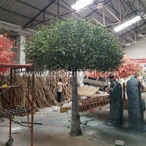 4m högt stort konstgjort olivträd för trädgårdsdekoration