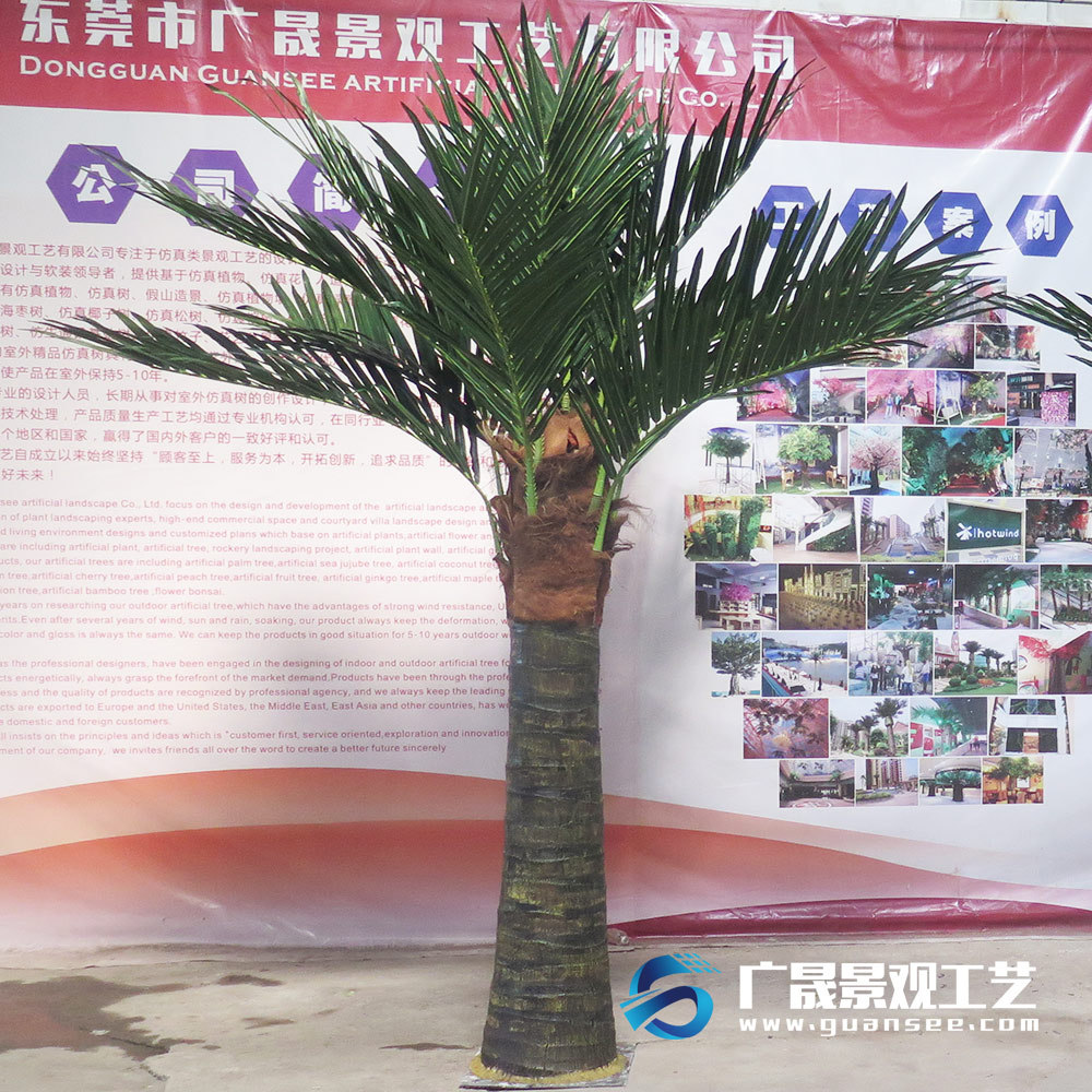 3 ແມັດ Artificial Plastic Palm tree indoor outdoor