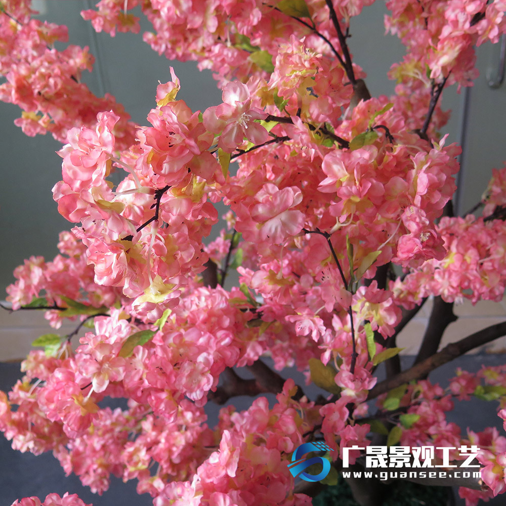 Artificial Cherry blossom tree fake flower tree with bonsai wood silk material outdoor/indoor gardon home decorations
