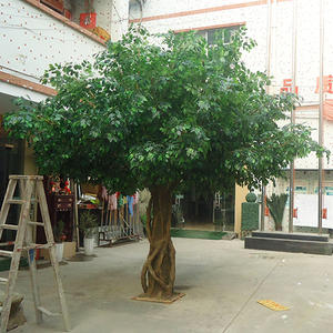 Изкуствено фикусово дърво с индивидуален размер фалшиво дърво банян