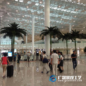 Прикраса аеропорту штучна пальма підроблена кокосова пальма