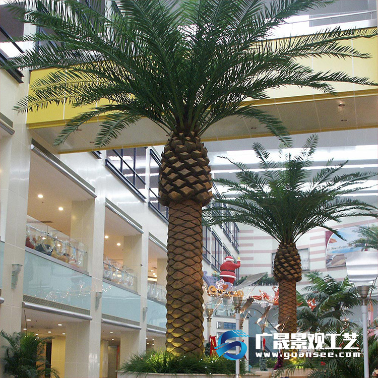 Artificial seaweed tree fake palm tree shopping mall decorations
