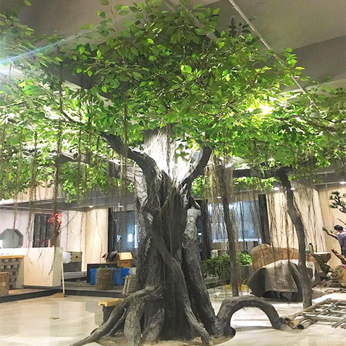 Artificial ficus tree big trunk fiberglass high simulate tree Artificial tree