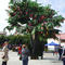 Wholesale huge artificial ficus tree wishing tree large tree fiberglass trunk for temple garden decoration