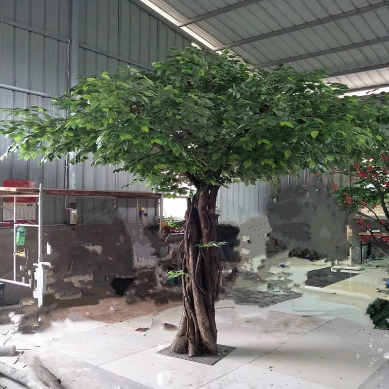 Artificial tree trunk artificial big ficus tree indoor and outdoor decoration the factory direct price