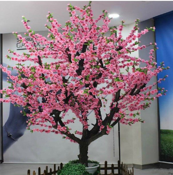 Rangkaian bunga pernikahan pohon persik khas kualitas tinggi untuk dijual panas