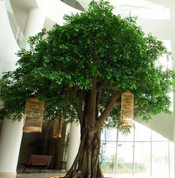 wholesale artificial ficus tree fake trunk big ficus tree indoor and outdoor decorations