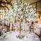 4ft Artificial White cherry blossom tree for wedding table decor centerpiece