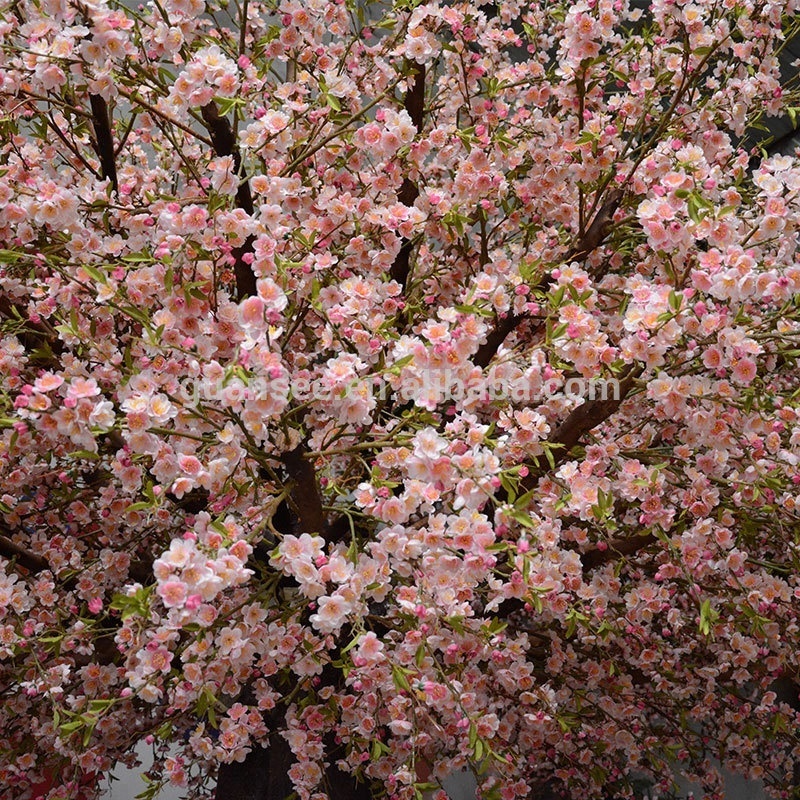 flower tree wedding party decoration Big trunk fiberglass Artificial Peach blossom Tree