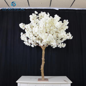 5-футова центральна ялинка білого кольору. Штучне вишневе дерево. Весільні прикраси