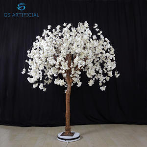 Штучне біле вишневе дерево, центральна частина столу, квітка сакури, весільні прикраси