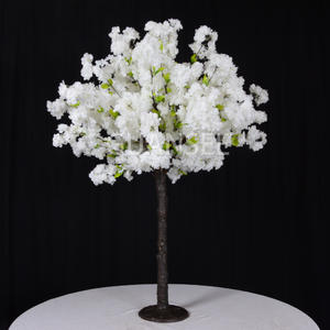 4 фута изкуствени бели цветя черешов цвят дърво декорация сватбен център