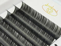 3 different materials of flat eyelash extension