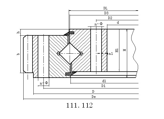 External Gear slewing bearing Series 11