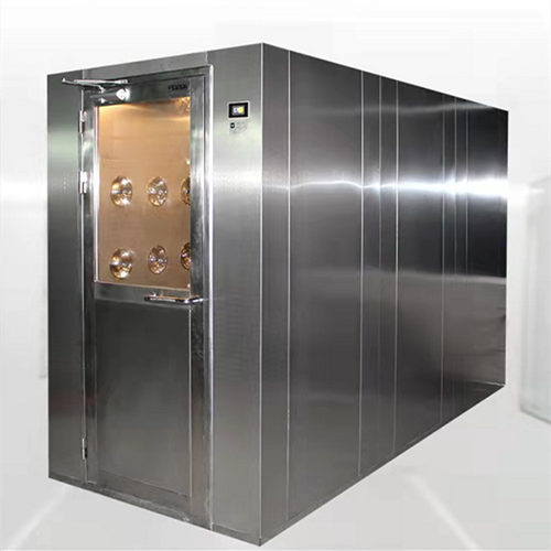 What are the specifications of the air shower room