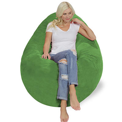 Luxury Soft Memory Foam Large Bean Bag Chair With Shredded Filled Living Room Sofa Bean Bag Bed