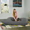 Luxury Soft Memory Foam Large Bean Bag Chair With Shredded Filled Living Room Sofa Bean Bag Bed