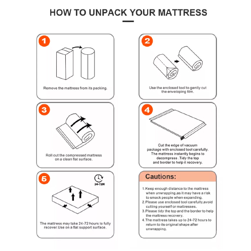 High Density Memory Foam Queen Size Mattress for Sleeping & Pressure Relief, Medium Firm Bed Mattresses