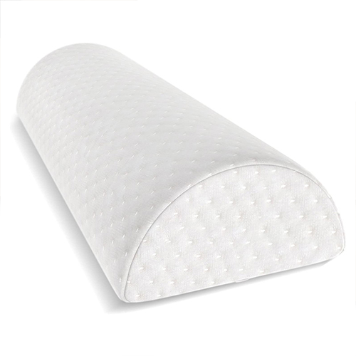 Memory Foam Half Moon Bolster Semi-Roll Pillow - Ankle at Knee Support PillowMemory Foam Half Moon Bolster Semi-Roll Pillow - Ankle at Knee Support Pillow