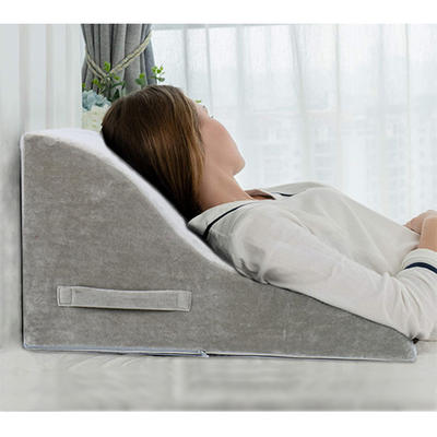 多機能目的S字型読書＆ベッドレスト枕メモリーフォーム腰枕ベッド用