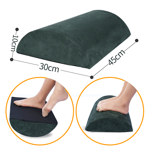 Ergonomic Foot Rest Under Desk with Non-Slip Surface, High Rebound Foam Footstool Footrest Relieve Pain