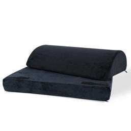 Large Premium Velvet Soft Foam Footrest for Desk