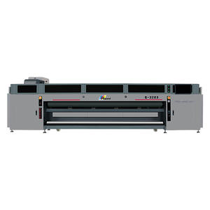 Double Row Nozzle Roll To Roll Printer UV