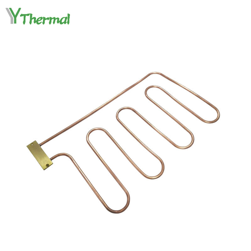 Copper Heat Pipe Cold Plate Curved Bending Heat Pipe With ConnectorCopper Heat Pipe Cold Plate Curved Bending Heat Pipe With Connector