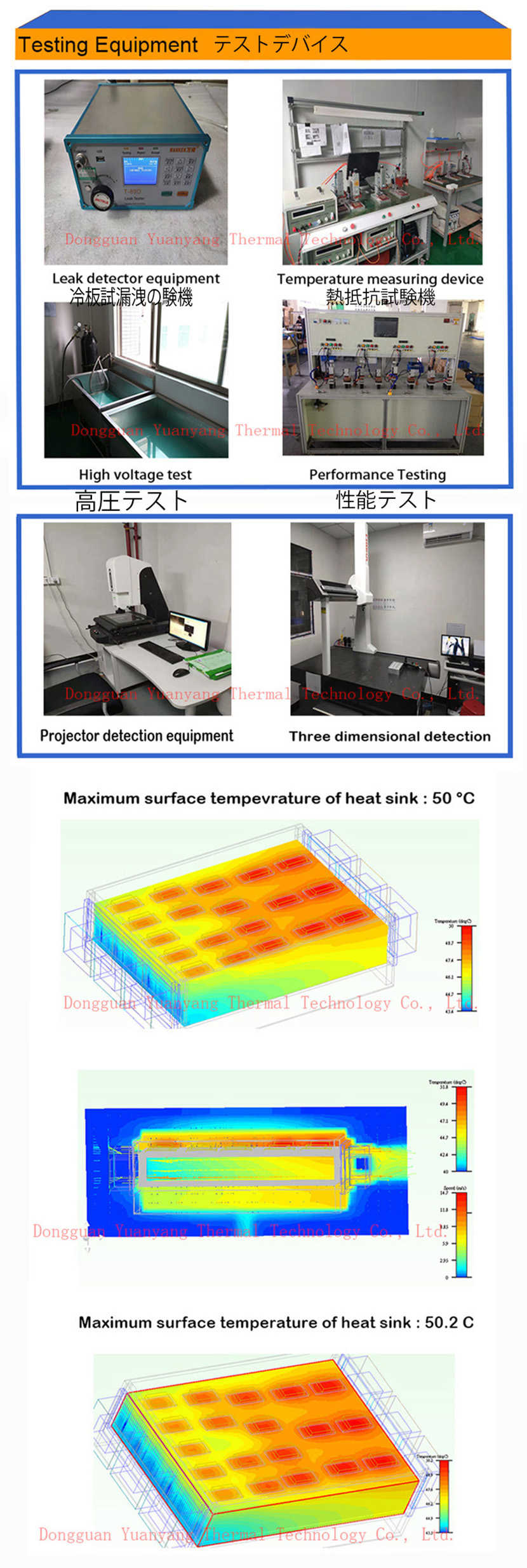  Disipador de calor de refrigeración por agua con radiador de aluminio 