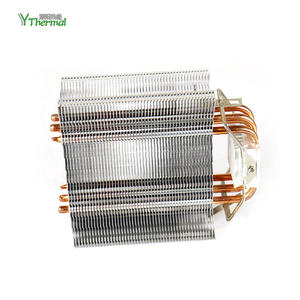 Radiatore di raffreddamento termoelettrico a tubo di calore Radiatore in rame CPU in alluminioRadiatore di raffreddamento termoelettrico a tubo di calore Radiatore in rame CPU in alluminio