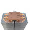 New product high power 1500W Led heat sinks 5 zipper fin heat pipes radiator
