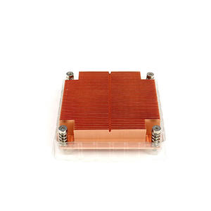 Disipador de calor de aleta biselada de cobre, radiador biselado de CPU para placa baseDisipador de calor de aleta biselada de cobre, radiador biselado de CPU para placa base