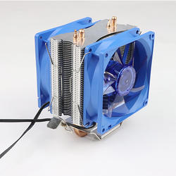 Disipador de calor de CPU de computadora de enfriamiento rápido con radiador de CPU de 60W de ventilador coloridoDisipador de calor de CPU de computadora de enfriamiento rápido con radiador de CPU de 60W de ventilador colorido