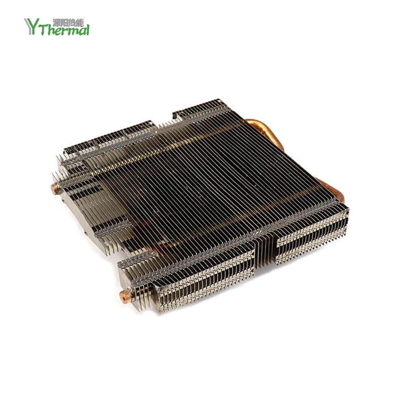 Aluminum Fins Heat Sink With Copper Heat Pipe For Thermoelectric Cooling