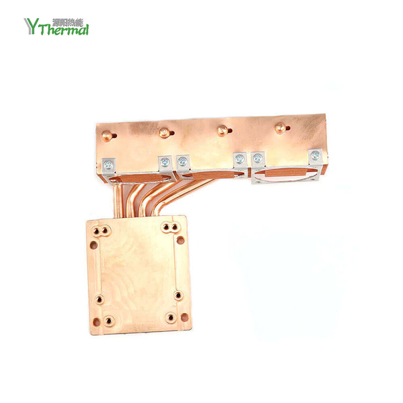 High Density Aluminum Copper Stacked Bonded Fin Heat Sink