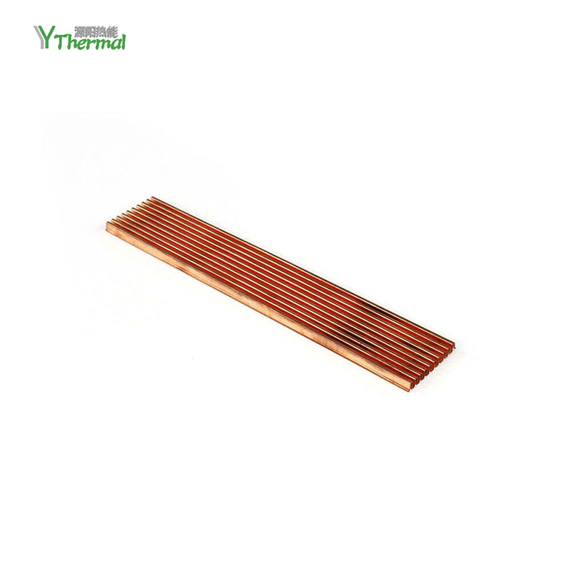 Copper Folded Fin Heat Sink for Various Shapes