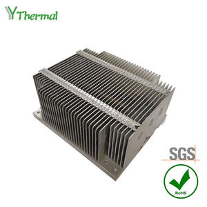 Aliuminio 1U serverių radiatoriusAliuminio 1U serverių radiatorius