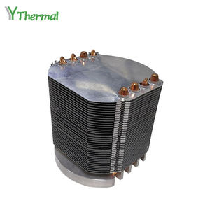 Алюминиевый радиатор теплоотвода 4 теплоотвода ребра молнии 4 для лампы фотографии