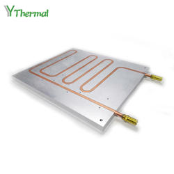 Perfiles de aluminio Placa de enfriamiento de placa fría con tubos de calorPerfiles de aluminio Placa de enfriamiento de placa fría con tubos de calor